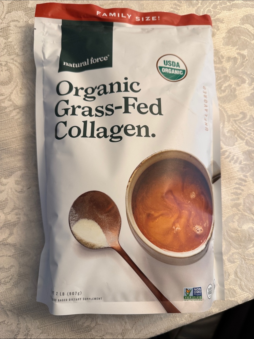 Organic grass, Fed-collagen natural force